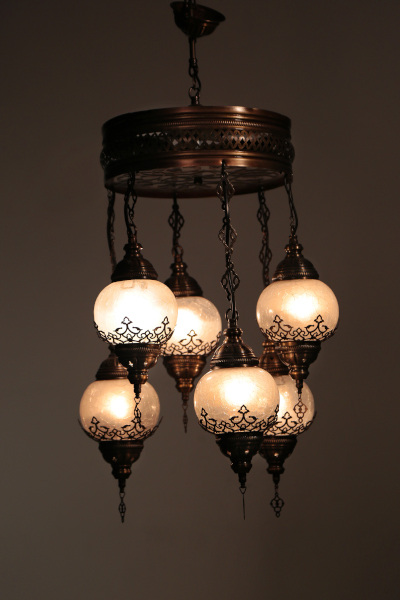 6in1 Ottoman Design Ceiling Chandelier